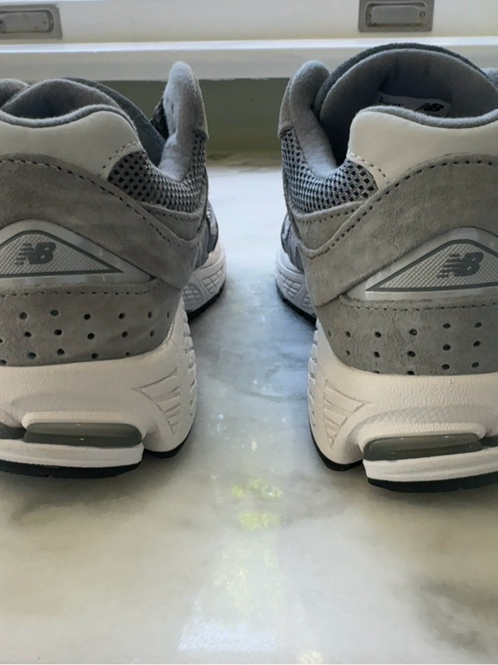 New Balance 2002R Grey Suede Mesh Sneakers Women’s 6.5 Men’s 5 NEW - Picture 4 of 11
